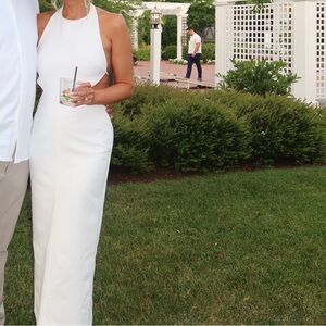 Zara white maxi dress